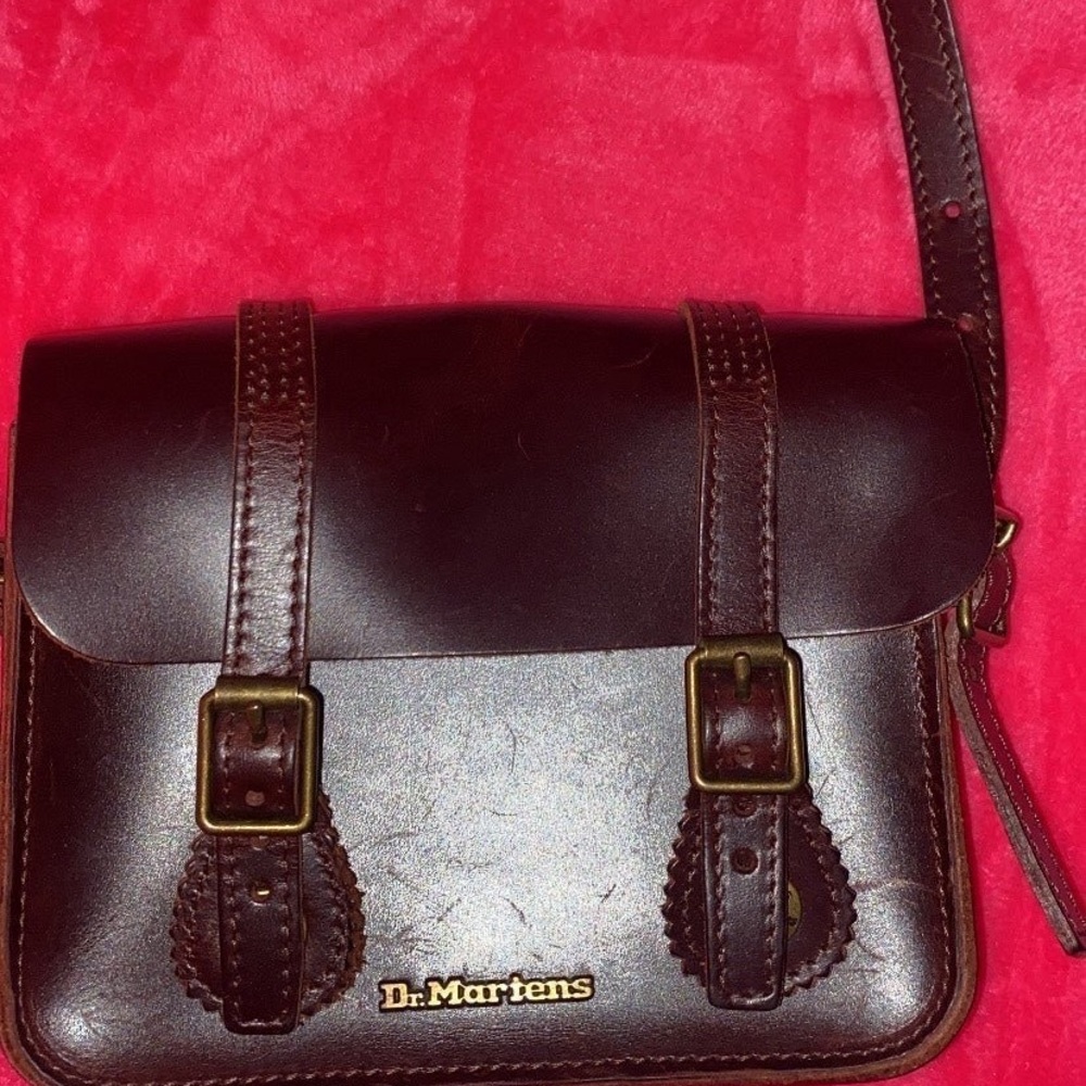 Doc Marten Leather Crossbody Purse